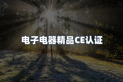 口罩防护类系列CE认证